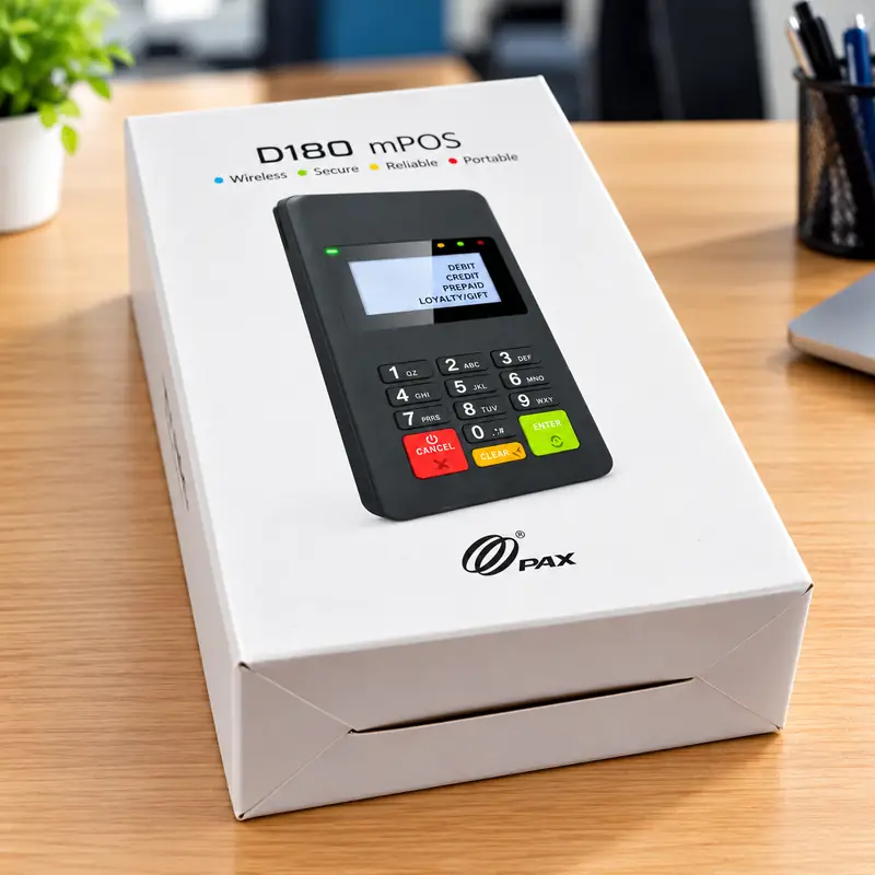 PAX D180 Micro ATM Device for Bank Mitra CSP and Kiosk Banking ATM Card Transactions
