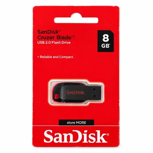 SanDisk Cruzer Blade 8GB USB 2.0 Pen Drive